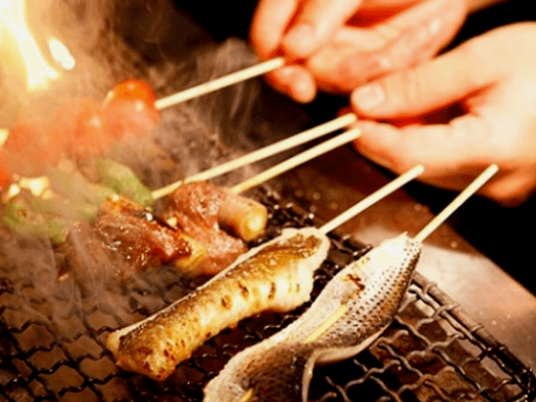 焼魚もお握りも串焼きに！魚串「さくらさく」平日限定13品コース（2名〜）
