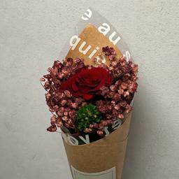 ミニブーケ (ワインレッド)