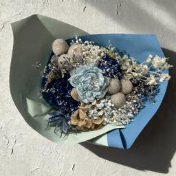 ミニ花束 (ブルー系)