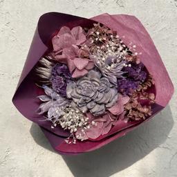 ミニ花束 (パープル系)