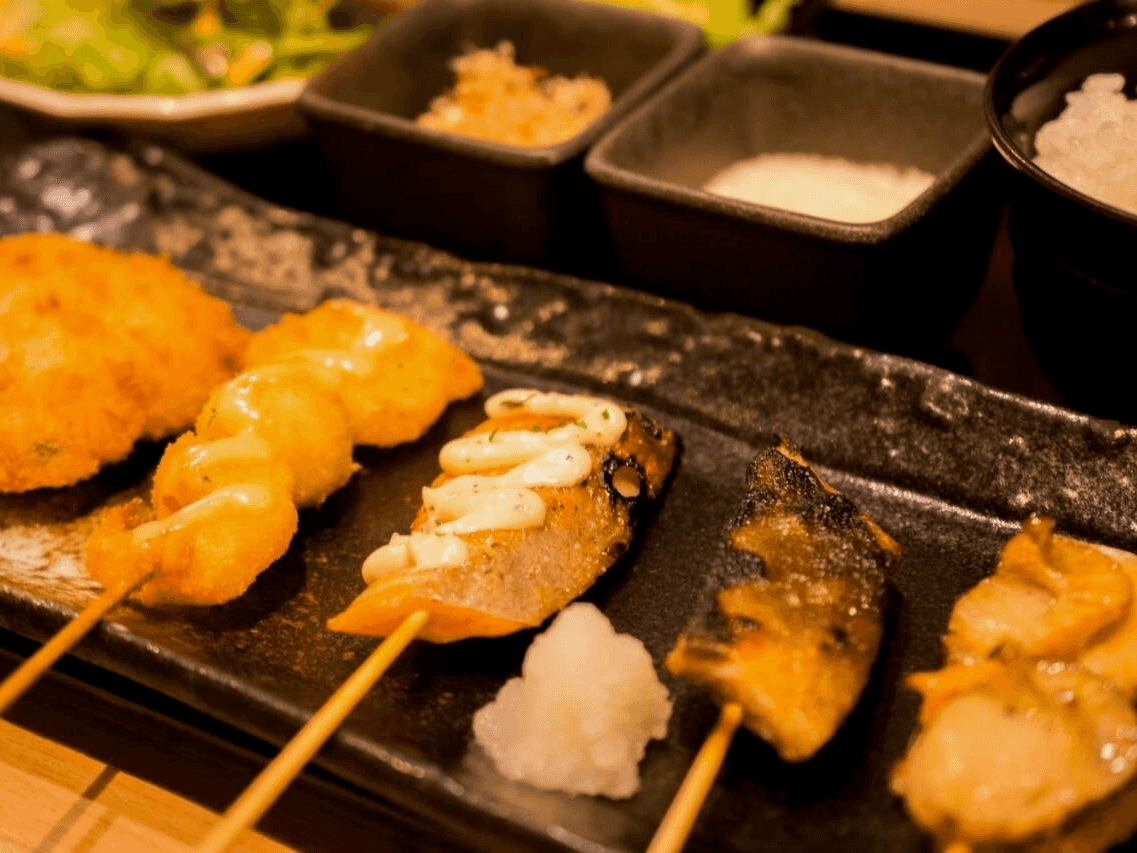 平日夜は魚串!ワンハンドの肴にハマる「さくらさく」スタンダードコース(2名〜)